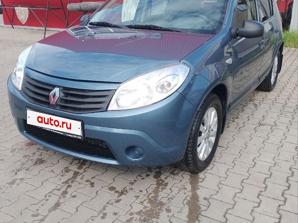 2011 Renault Sandero I, синий, 495000 рублей