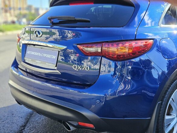 2014 Infiniti QX70, синий - вид 6