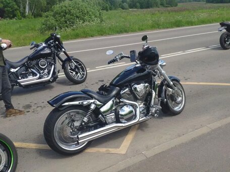 2002 Honda VTX 1800, чёрный, 1200000 рублей, вид 4
