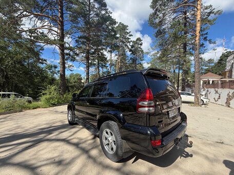 2008 Toyota Land Cruiser Prado 4-speed 120 Series Рестайлинг, чёрный, 3300000 рублей, вид 5