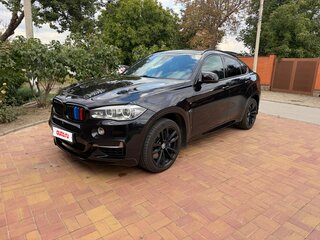 2017 BMW X6 M50d II (F16), синий, 3756000 рублей, вид 4
