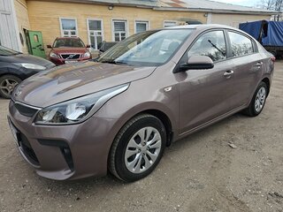2019 Kia Rio IV, коричневый, 1350000 рублей, вид 2