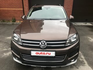 2012 Volkswagen Touareg II, коричневый, 2450000 рублей, вид 3