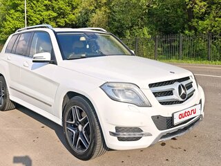 2014 Mercedes-Benz GLK-Класс 220 CDI I (X204) Рестайлинг, белый, 1600000 рублей, вид 2