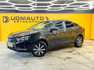 2018 Lada (ВАЗ) Vesta I, чёрный, 629000 рублей, вид 1