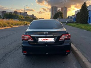 2011 Toyota Corolla X (E140, E150) Рестайлинг, чёрный, 899999 рублей, вид 3