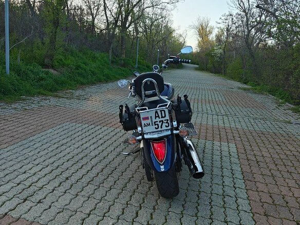 2009 Yamaha XVS1300, синий, 850000 рублей - вид 7
