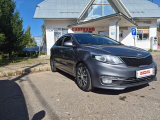 2017 Kia Rio III Рестайлинг, серый, 1125000 рублей, вид 2