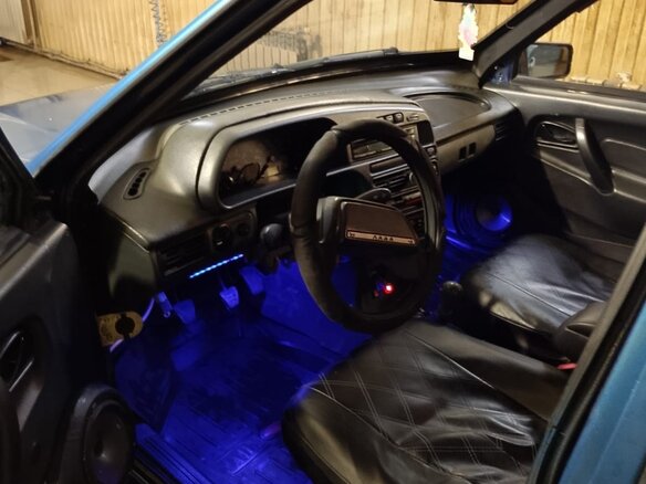 2005 Lada (ВАЗ) 2114, синий, 150000 рублей - вид 4