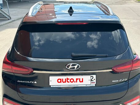 2019 Hyundai Santa Fe IV, чёрный, 2950000 рублей, вид 5