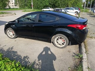2012 Hyundai Elantra V (MD), чёрный, 1000000 рублей, вид 4