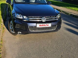 2012 Volkswagen Touareg II, синий, 1550000 рублей, вид 1
