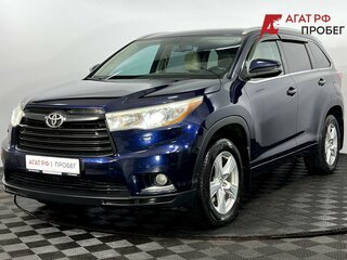 2014 Toyota Highlander III (XU50), синий, 2395000 рублей, вид 2