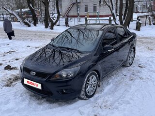 2008 Ford Focus II Рестайлинг, чёрный, 540000 рублей, вид 2