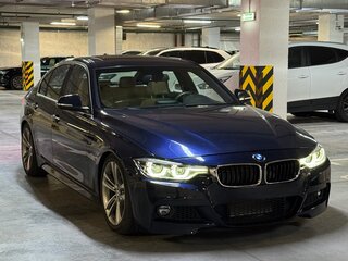2017 BMW 3 серии 330i xDrive VI (F3x) Рестайлинг, синий, 2290000 рублей, вид 4