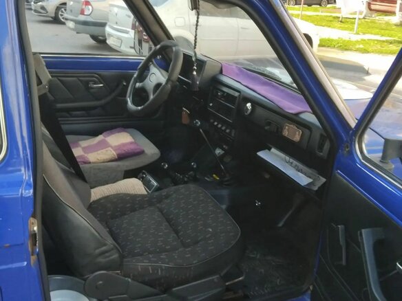 1999 Lada (ВАЗ) 2121 (4x4) I Рестайлинг, голубой, 220000 рублей - вид 4
