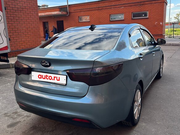 2012 Kia Rio 4-speed III, голубой, 835000 рублей - вид 3