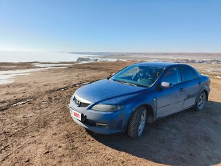 2006 Mazda 6 I (GG) Рестайлинг, синий, 420000 рублей, вид 1