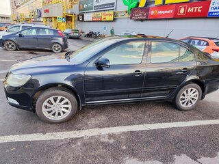 2013 Skoda Octavia II (A5) Рестайлинг, чёрный, 850000 рублей, вид 2