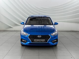 2018 Hyundai Solaris II, синий, 1128000 рублей, вид 2