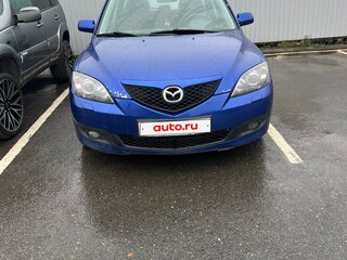 2006 Mazda 3 I (BK) Рестайлинг, синий, 470000 рублей, вид 3