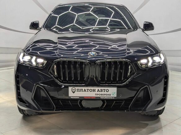 2023 BMW X6 30i III (G06) Рестайлинг, синий - вид 1