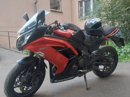2013 Kawasaki ER-6F (Ninja 650R), оранжевый, 420000 рублей, вид 5