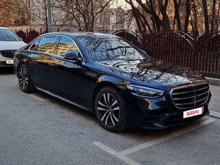 2021 Mercedes-Benz S-Класс 350 d Long 4MATIC VII (W223), чёрный, 7500000 рублей, вид 1
