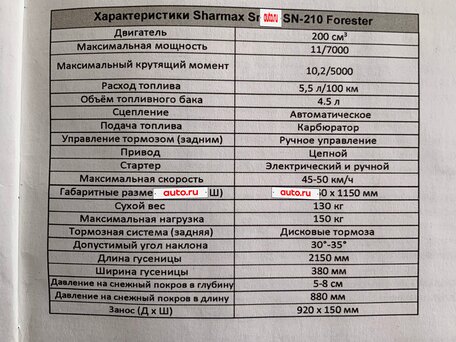 2024 Sharmax SN-210, синий, 159900 рублей, вид 3