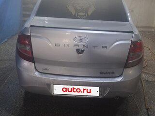 2013 Lada (ВАЗ) Granta I, серебристый, 420000 рублей, вид 5
