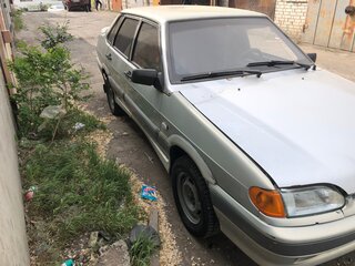 2002 Lada (ВАЗ) 2115, серебристый, 90000 рублей, вид 2