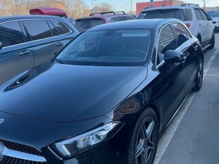 2018 Mercedes-Benz A-Класс 200 IV (W177), чёрный, 2250000 рублей, вид 1