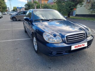 2010 Hyundai Sonata ТагАЗ IV (EF) Рестайлинг, синий, 433500 рублей, вид 2
