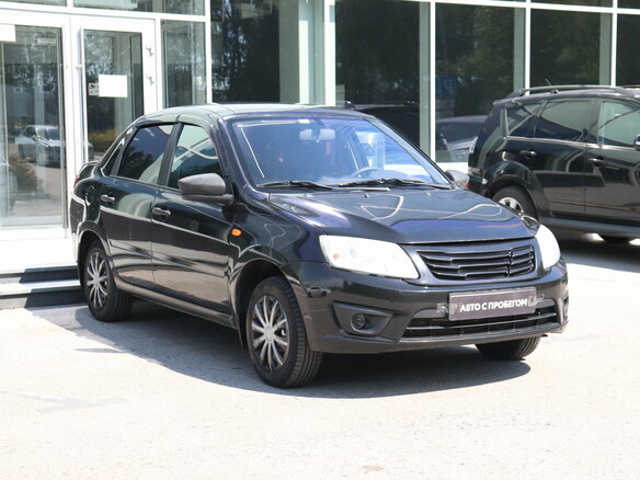 2017 Lada (ВАЗ) Granta I, чёрный, 275000 рублей - вид 3
