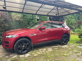 2018 Jaguar F-Pace I, красный, 3950000 рублей, вид 4