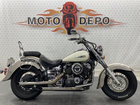 2005 Yamaha XVS400 Drag Star, бежевый, 345000 рублей, вид 1