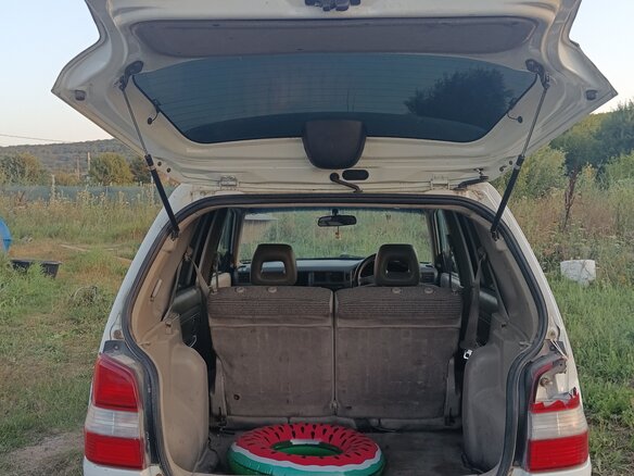 1999 Mazda Demio I (DW), белый, 190000 рублей - вид 10