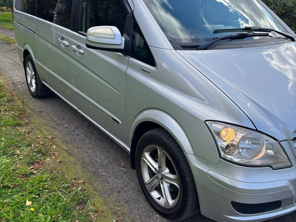 2014 Mercedes-Benz Viano Long L2 I (W639) Рестайлинг, серебристый, 1750000 рублей - вид 8