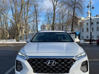 2019 Hyundai Santa Fe IV, белый, 2900000 рублей, вид 4