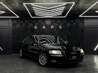 2009 Audi A8 Long II (D3) Рестайлинг 2, чёрный, 900000 рублей, вид 4