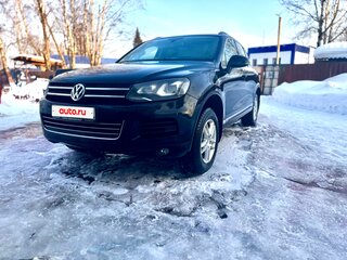 2011 Volkswagen Touareg II, чёрный, 1700000 рублей, вид 1