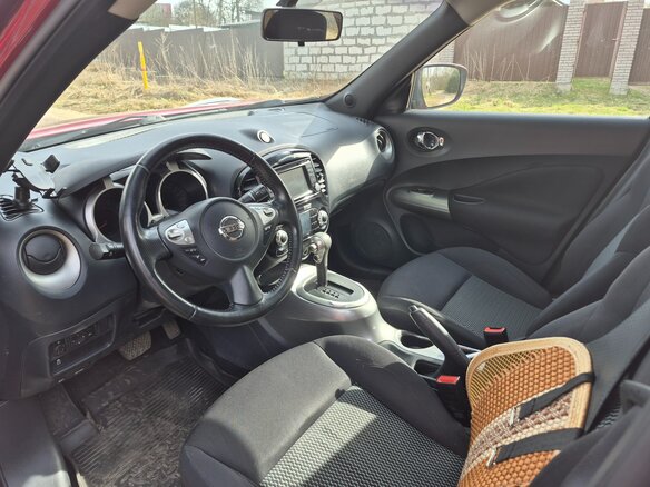2015 Nissan Juke I Рестайлинг, красный, 1150000 рублей - вид 5