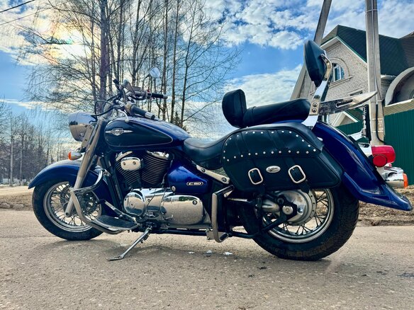 2006 Suzuki Boulevard C50, синий, 550000 рублей - вид 19
