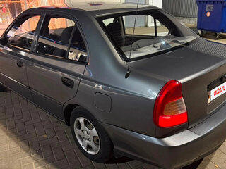 2007 Hyundai Accent ТагАЗ II, серый, 450000 рублей, вид 5