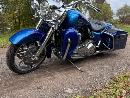 2013 Harley-Davidson Road King Special, синий, 1150000 рублей, вид 4