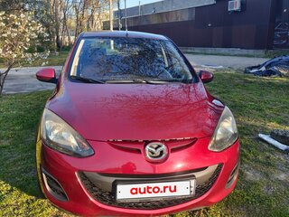 2012 Mazda 2 II Рестайлинг (DE2), красный, 930000 рублей, вид 1