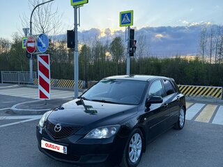 2006 Mazda 3 I (BK) Рестайлинг, чёрный, 420000 рублей, вид 2