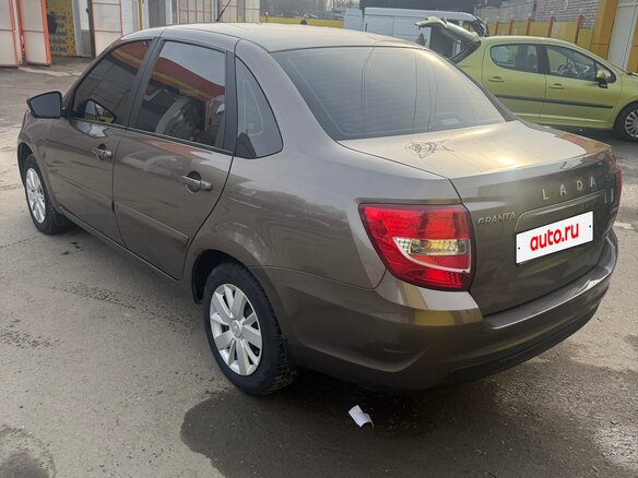 2020 Lada (ВАЗ) Granta I Рестайлинг, коричневый, 730000 рублей - вид 6