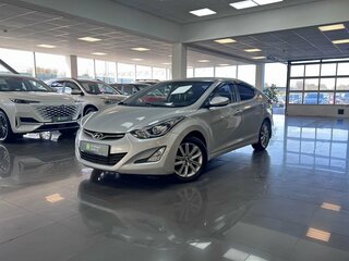 2014 Hyundai Elantra V (MD) Рестайлинг, серебристый, 1250000 рублей, вид 1