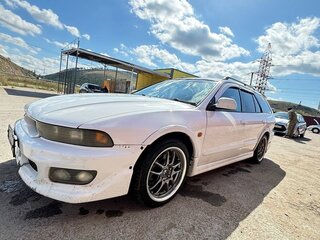 1997 Mitsubishi Legnum, белый, 550000 рублей, вид 1